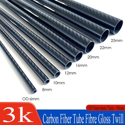 Carbon fiber tube fibre gloss - fiber,