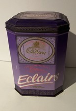 Vintage Cadbury's Eclairs Chocolates Tin / Storage Tin