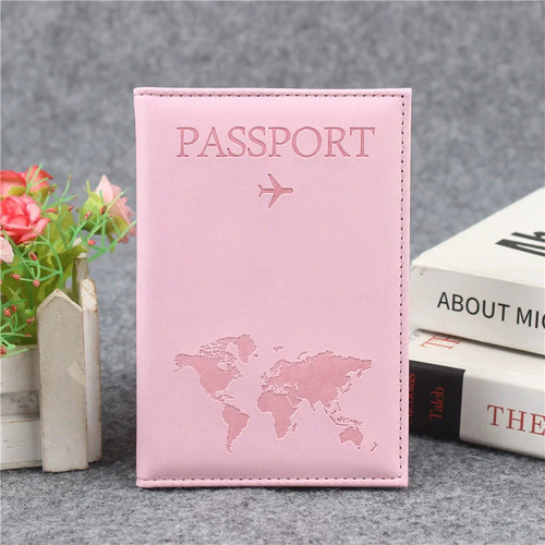 Leather passport cover for - passport,
