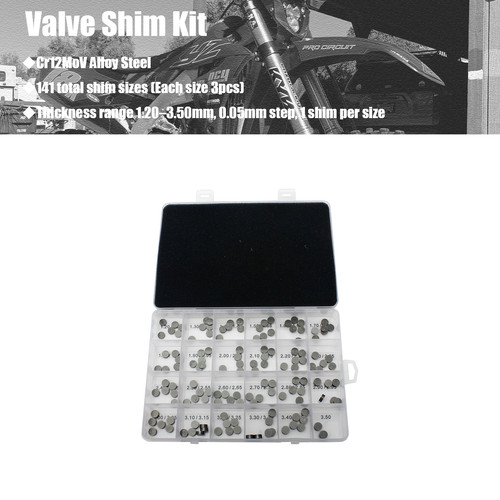 141pcs 48mm valve shims - 7.48mm,