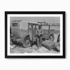 Migrant Auto Wrecker In Front