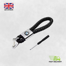 BMW Leather Rope Keyring Key