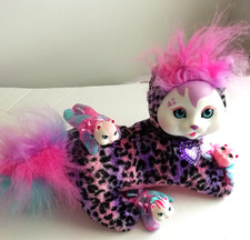 Kitty Surprise and Babies Soft Plush Toy Puppy Surprise Cat Kittens Animal Print