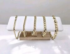 9ct Gold XP Ladies Gold Anklet Curb Ankle Bracelet 10.5" Womens 8mm Width Cuban