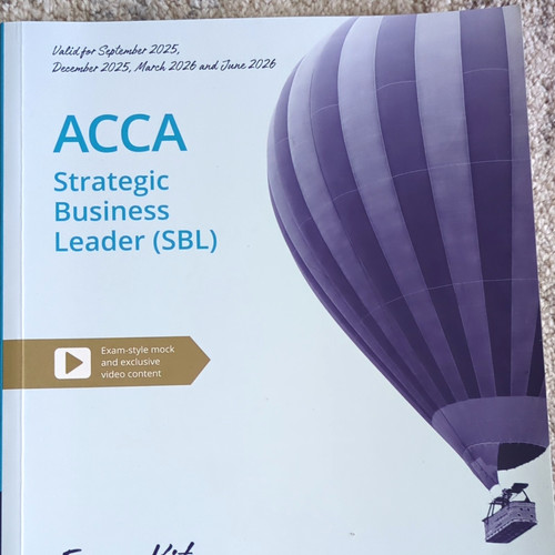 Acca sbl study text revision - sbl,