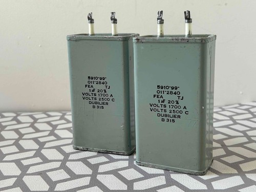 Pair dubilier 1µf pio - dubilier,