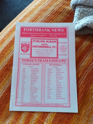 Stirling albion motherwell - albion,
