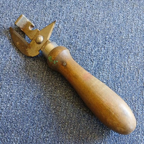 Vintage large wooden handle