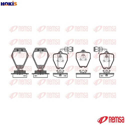 Brake pad set disc - brake,
