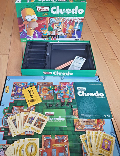 The simpsons cluedo game - the,