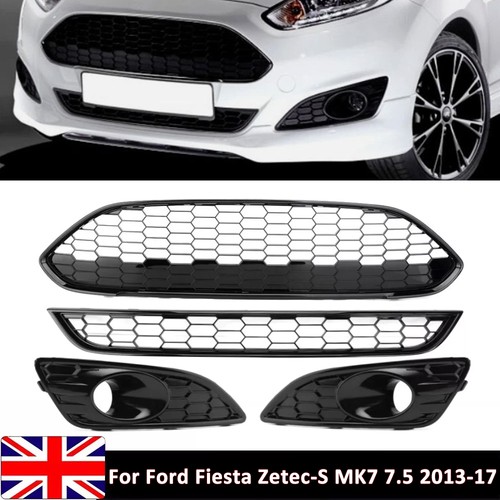 4pcs upper lower bumper grille - 4pcs,