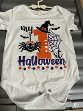 6-9 Months Old Vest My First Halloween Pumpkin Costume