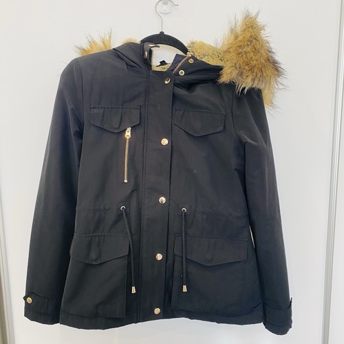 Topshop parka jacket size - parka,