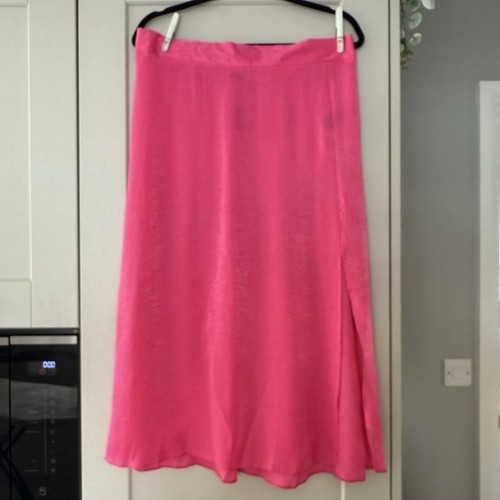 Dunnes stores pink satin skirt - dunnes,