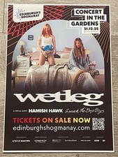 WET LEG Concert poster -