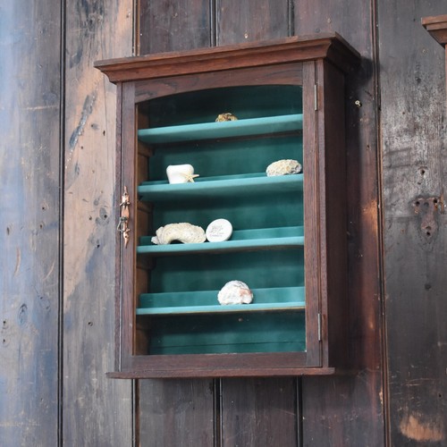 Antique oak wall - cabinet, arts