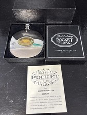 The Dalvey Pocket Hip Flask Stainless Steel 1/4 Pint Boxed