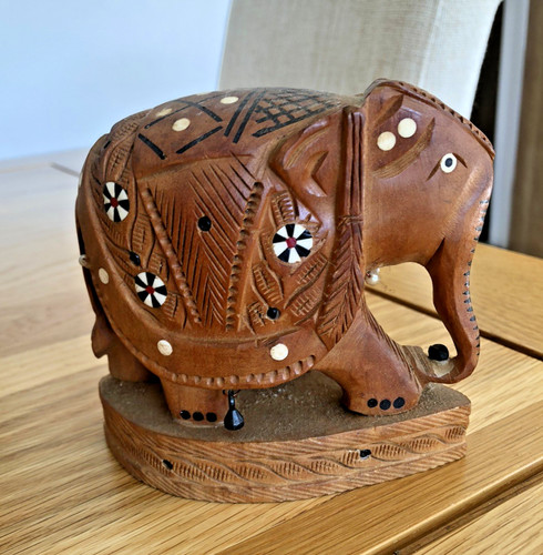 Heavily carved and - heavily,