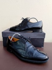 Loake Mens Shoes Black Size 8 lace Up Good Condition