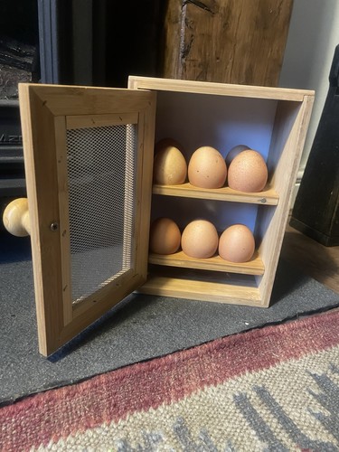 Egg cupboard wood bnwob - wood., 12