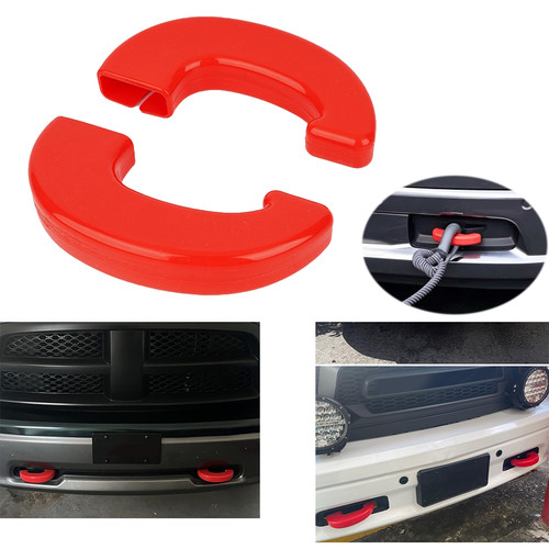 Red trailer hitch covers 2pcs - hitch,