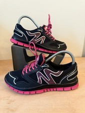 Mitre AeroLite Black and Pink Running Trainers Size UK 6
