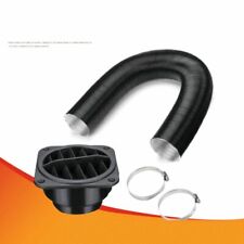 1 Set 75mm Square Heater Pipe Duct Hose ＆Warm Air Vent Outlet For Exhaust port
