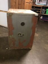 VINTAGE ANTIQUE PHILLIPS & SONS SAFE FIREPROOF BIRMINGHAM HEAVY DUTY LARGE 