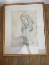 LARGE WOODEN FRAMED  PENCIL
