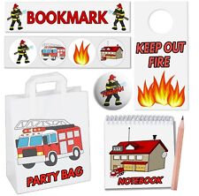 Fire Engine Fireman Party Bags Fillers Favours  Birthday Events Kids Boys Girls