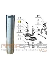 Rotary 4 post lift under platform pin / axle for the SM40-47N / SM40NB-47
