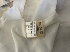 MAX MARA Sz 14 ivory silk