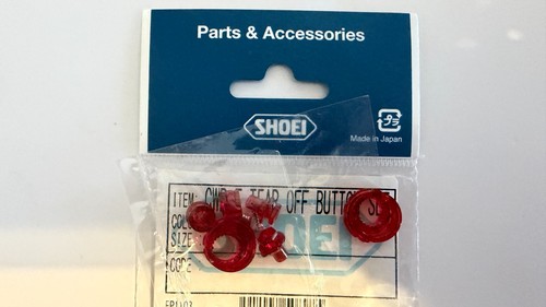 Red genuine shoei - shoei, cwr-f