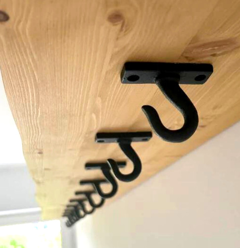 Iron coffee cup hooks under - coffee,