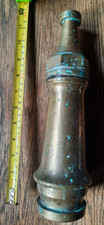 Vintage brass NCB fire hose nozzle