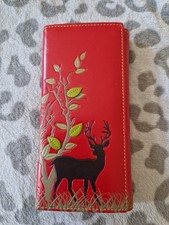 Anna Nova red stag scene purse