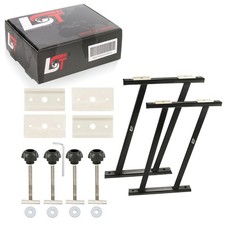 2x Mounting rails with screws