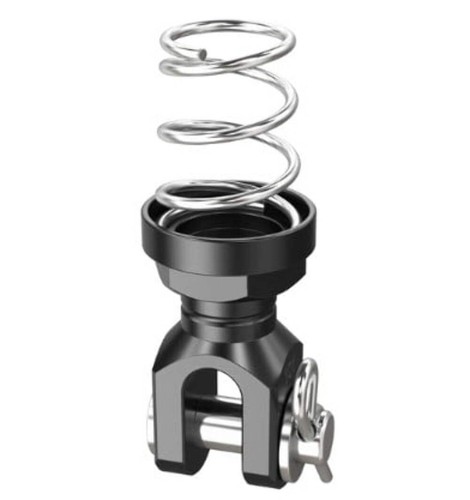Rear brake return - spring, black