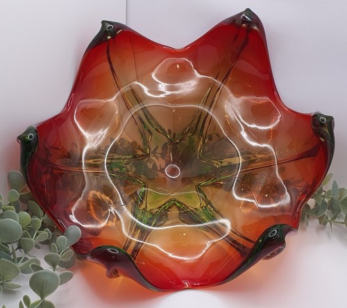 Large vintage art - , glass