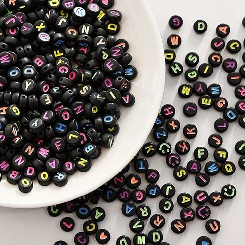 400 alphabet letter beads - 400,