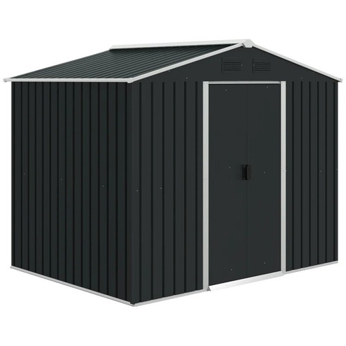 Metal garden shed galvanised - garden,