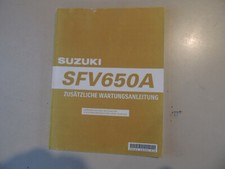 Suzuki SVA 650 A Model Year 2009 ABS Workshop Manual - Supplement