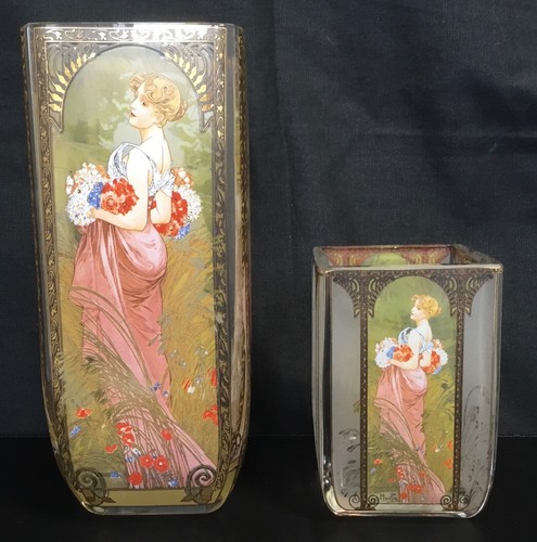 Mucha glass the four - glass,