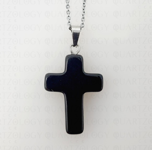 Cross crucifix chakra necklace - cross,