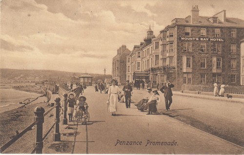 Postcard penzance promenade - postcard,
