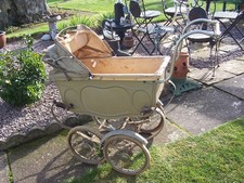 Vintage Swallow doll's pram