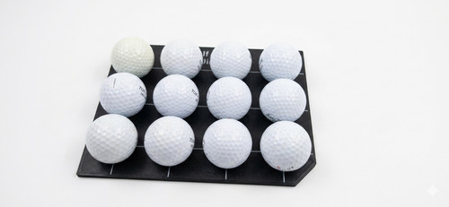 Slot golf ball - 12-slot,