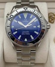 *Box/Papers* Omega Seamaster Gents Watch Blue Quartz 41mm 2265.80.00