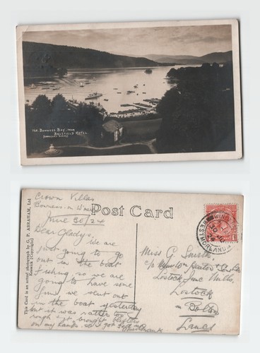 Vintage postcard bowness bay - bowness,
