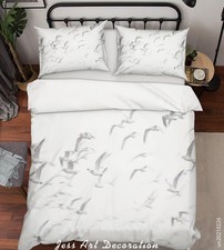 3D Flock Of Birds Quilt Cover